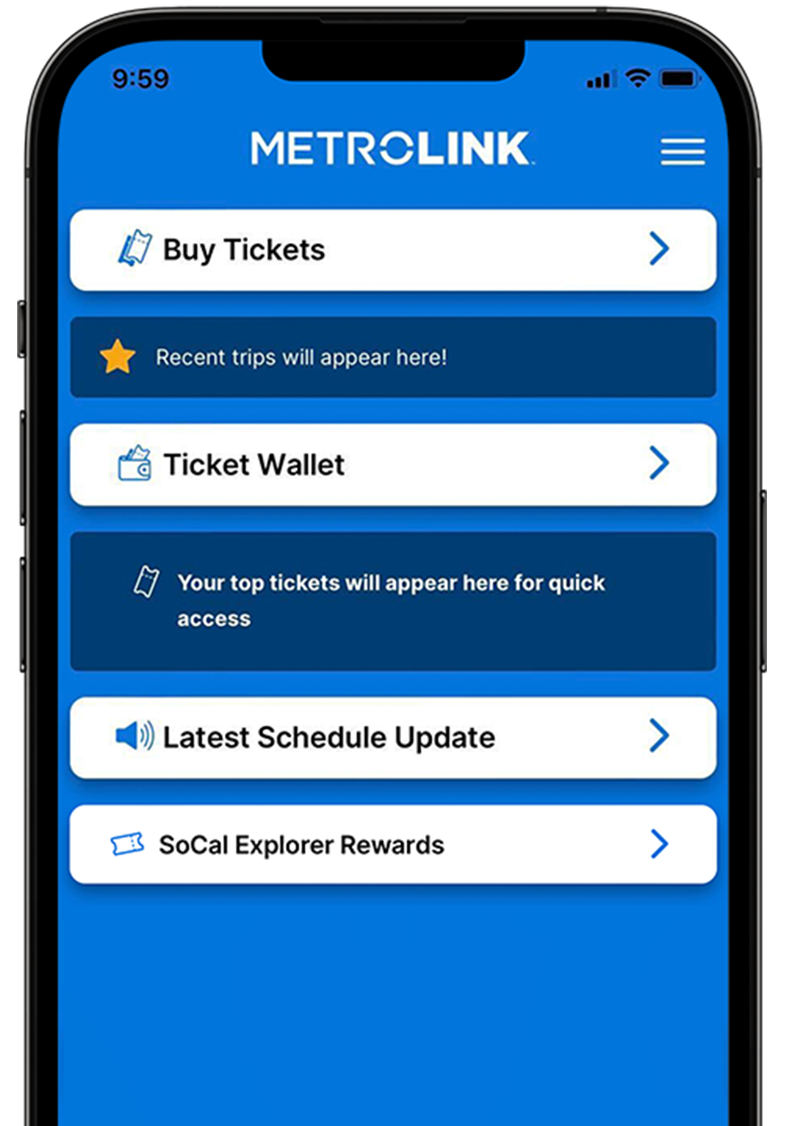 Metrolink Mobile App