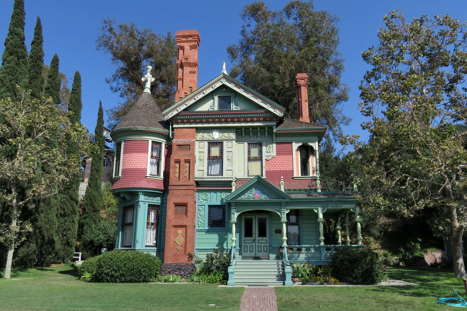 Victorian house at Heritage Square Museum