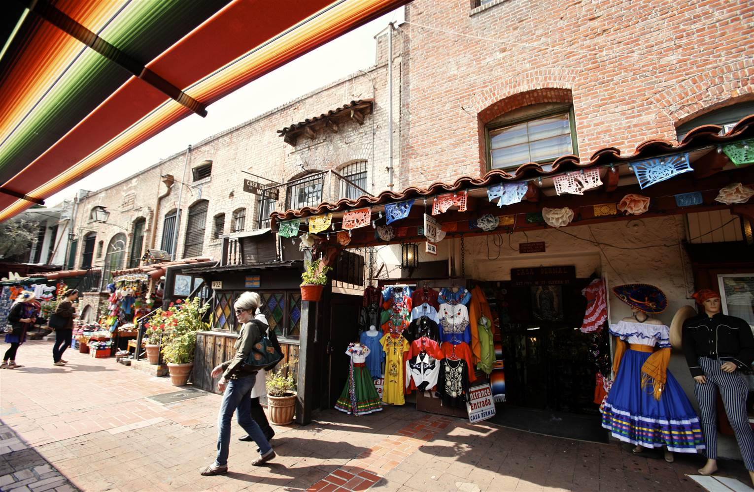 Entrance to clothing store at Olvera Street