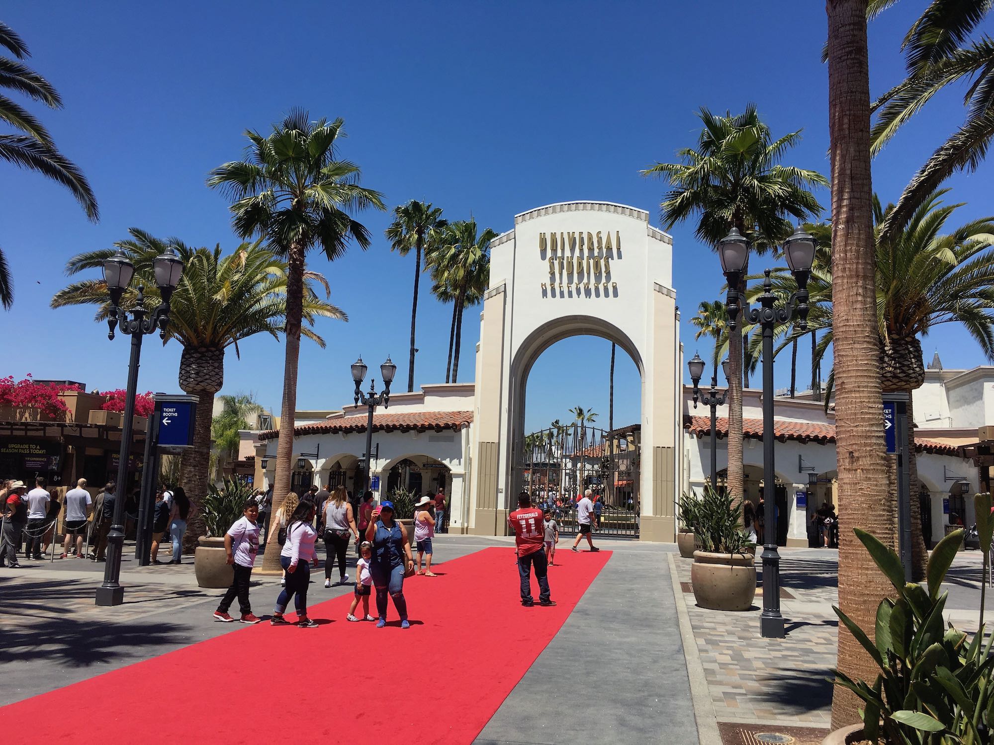 Universal Studios Red Carpet Entrance