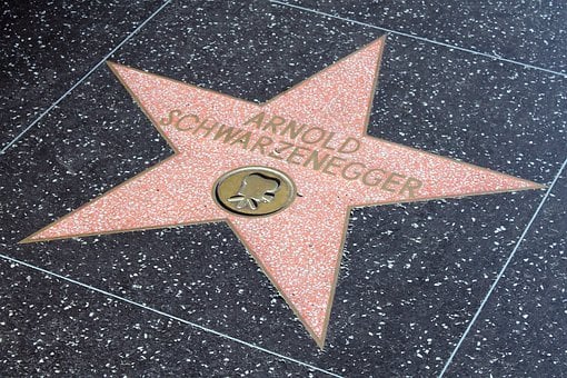 hollywood walk of fame map