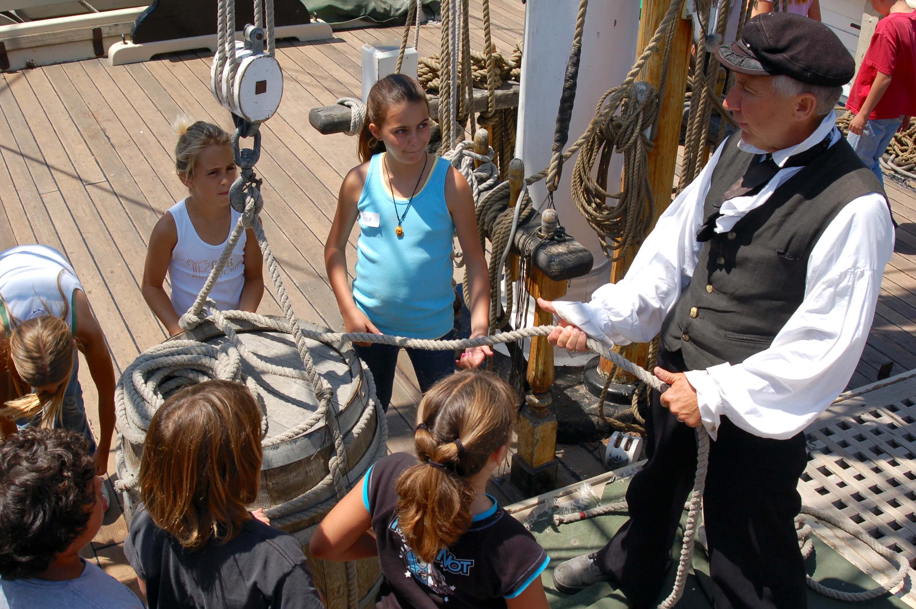 Tall Ship Pilgrim program at the Ocean Institute