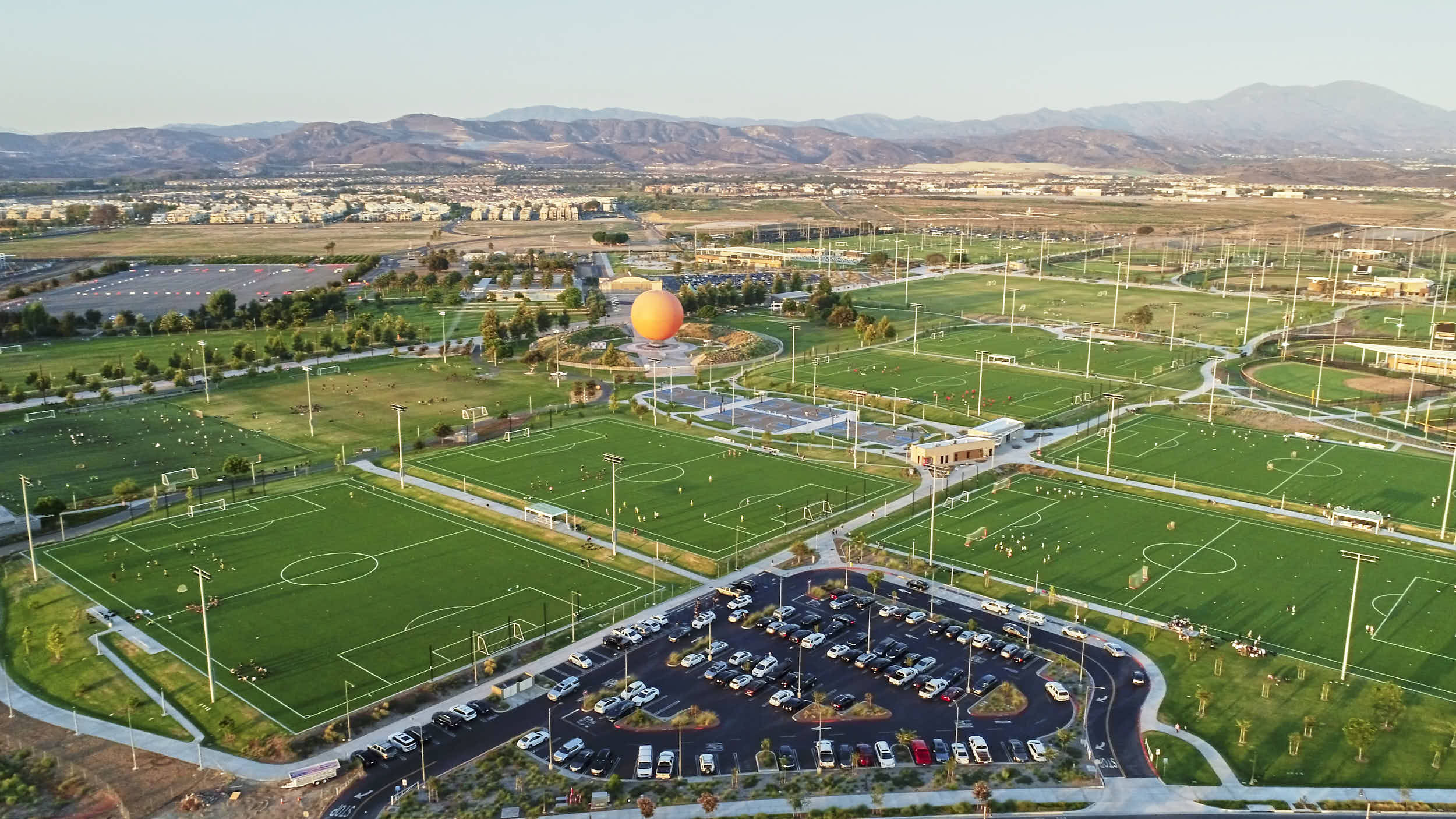 Aerial view of the Great Park