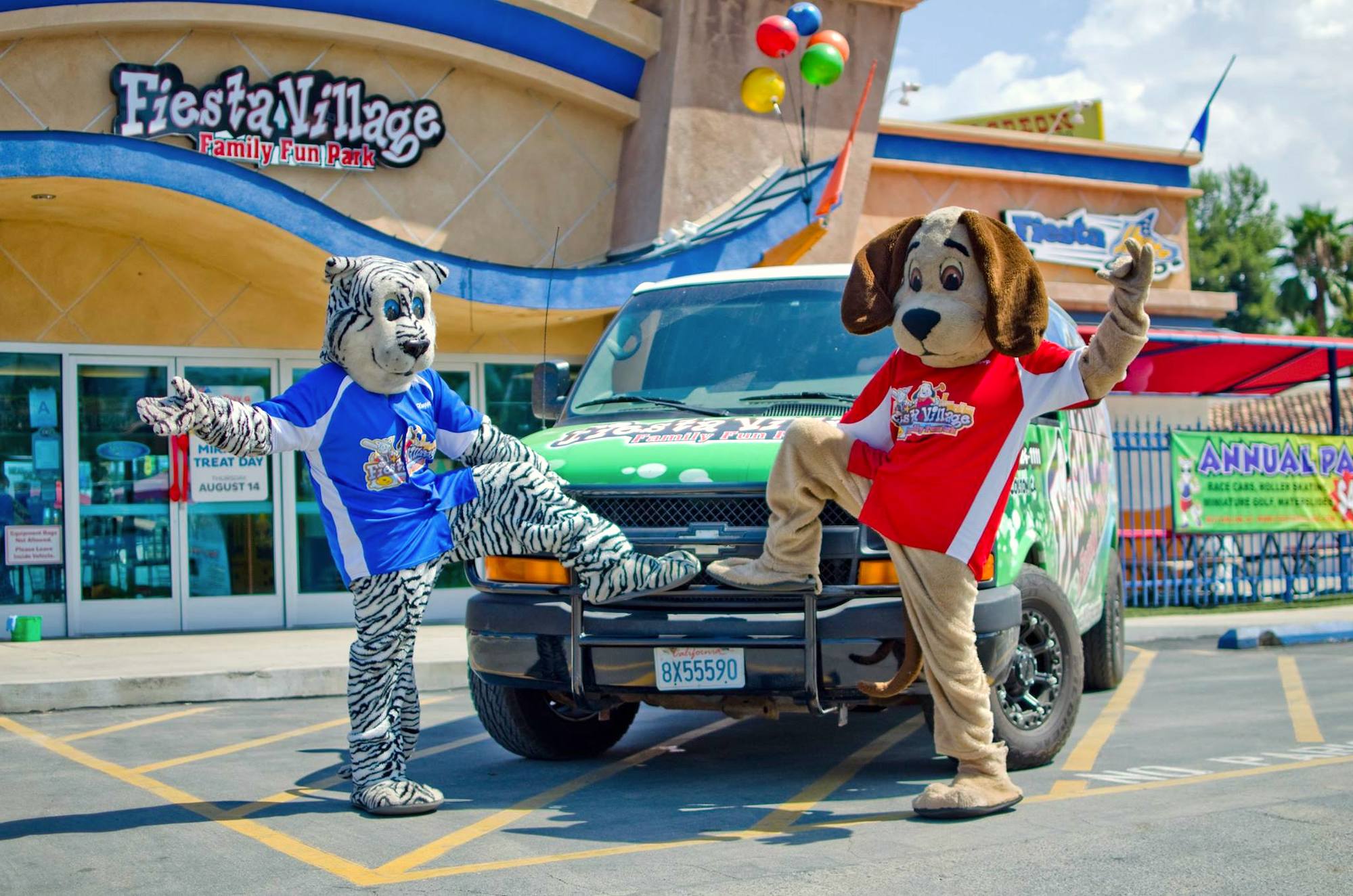 Fiesta Village Mascots