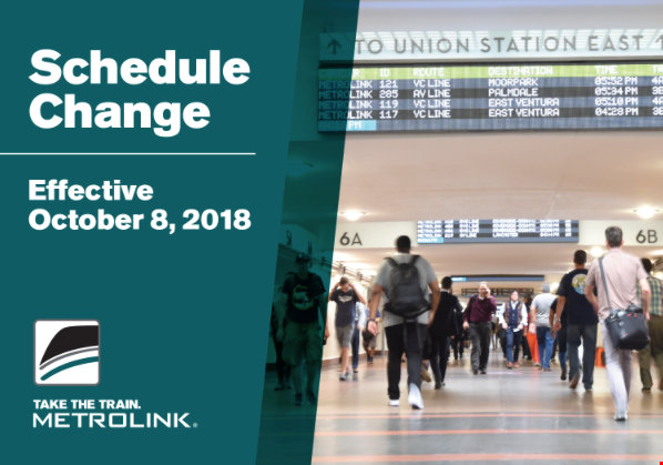 Schedule Change October 8
