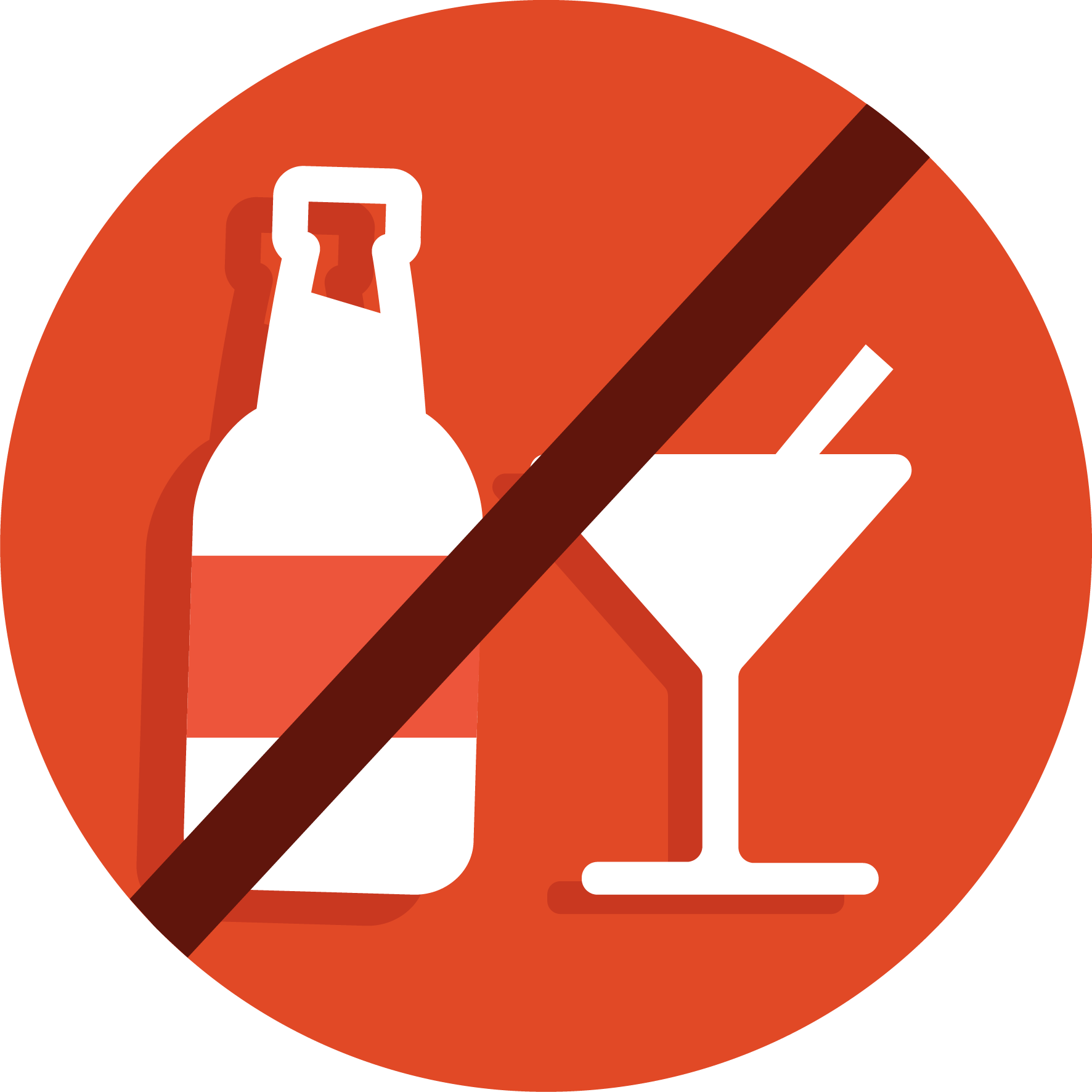 No Alcoholic Beverages.