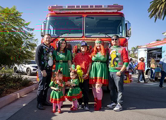 holiday express welcome event